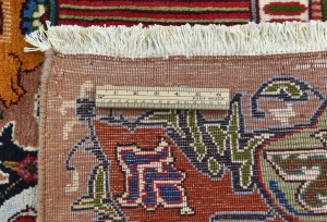 Vintage Mauve Pictorial 10X13 Kashmar Persian Rug