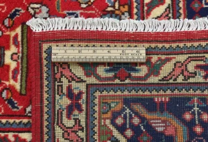 Vintage Red Pictorial Traditional 10X13 Tabriz Persian Rug