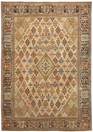 Semi Antique Muted 8X11 Joshaghan Persian Rug