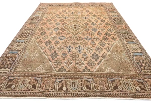 Semi Antique Muted 8X11 Joshaghan Persian Rug