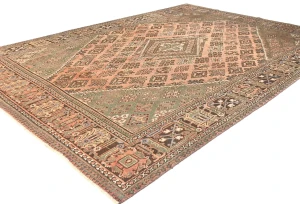 Semi Antique Muted Colors Tribal 8X11 Joshaghan Persian Rug