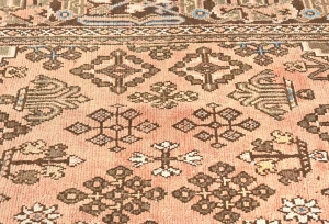 Semi Antique Muted Colors Tribal 8X11 Joshaghan Persian Rug