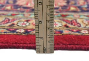 Vintage Red Floral Traditional 10X13 Tabriz Persian Rug