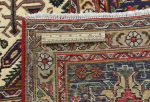 Vintage Red Floral Traditional 8x11 Tabriz Persian Rug