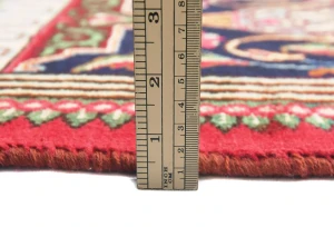 Semi Antique Multicolored Pictorial 9'5X12'6 Kashmar Persian Rug