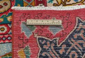 Semi Antique Multicolored Pictorial 9'5X12'6 Kashmar Persian Rug