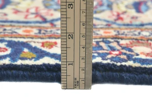 Semi Antique Beige Floral 9X13 Kashmar Persian Rug