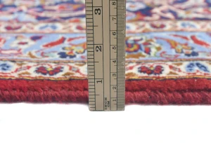 Vintage Red Floral Traditional 10X13 Kashan Persian original Rug