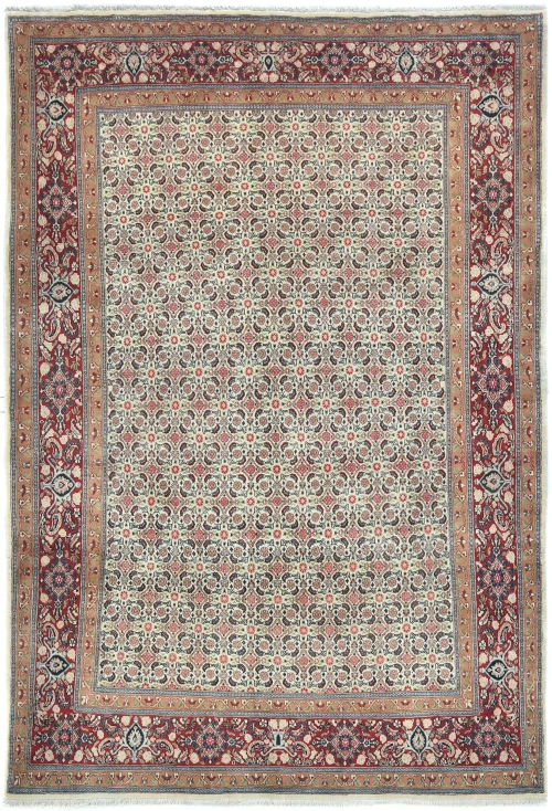 Vintage Cream Allover Traditional 7X10 Mood Persian Rug