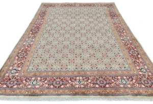 Vintage Cream Allover Traditional 7X10 Mood Persian Rug