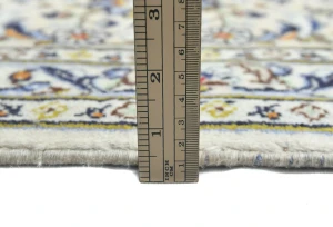 Vintage Cream Traditional Floral 10X13 Kashan Persian Rug