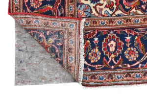 Vintage Red Traditional Floral 6X10 Kashan Persian Rug