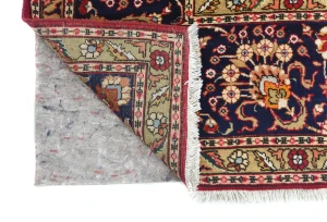 Vintage Red Floral Traditional 9'3X12'9 Tabriz Persian Rug