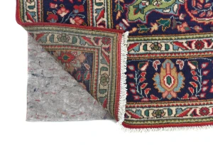 Vintage Red Floral Traditional 7X10 Tabriz Persian Rug