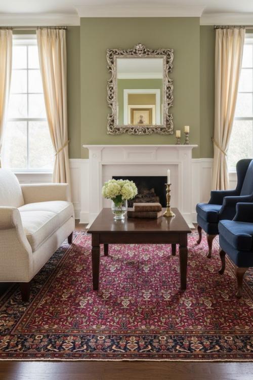 Vintage Fuchsia Red Traditional 10X13 Tabriz Persian Rug