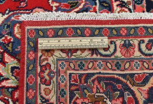 Vintage Red Floral 6'10X10'6 Shahrbaft Persian Rug