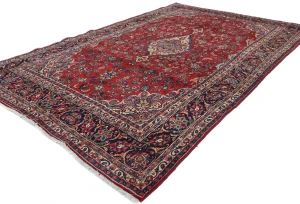 Vintage Red Floral 6'10X10'6 Shahrbaft Persian Rug