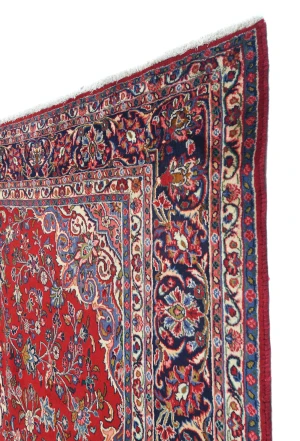 Vintage Red Floral 6'10X10'6 Shahrbaft Persian Rug