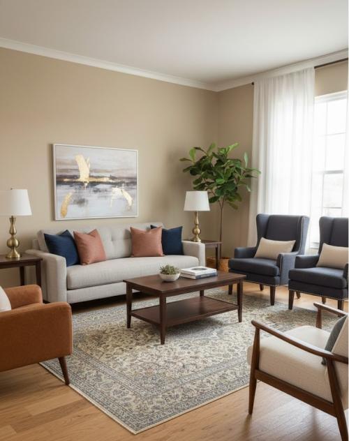 8'4 x 11'2 Hand Knotted Kashan Floral Persian Wool Rug