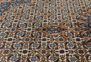 Vintage Cream Floral Classic 6'6X10'5 Mood Persian Rug