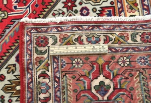 Vintage Red Traditional 8X11 Tabriz Persian Rug