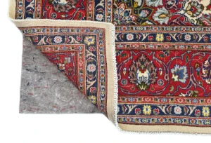 Vintage Purple-navy Traditional 8X11 Kashmar Persian Rug