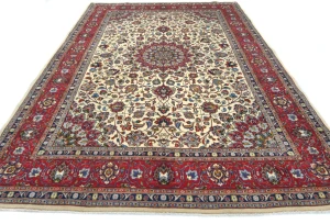 Vintage Purple-navy Traditional 8X11 Kashmar Persian Rug