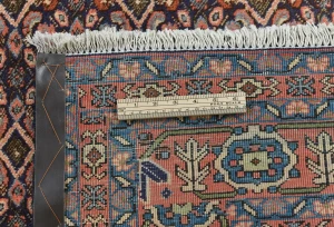 Vintage Plum Geometric 8X11 Ardebil Persian Oriental Rug