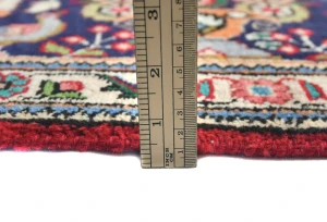 Vintage Orange-red Floral Traditional 10X13 Tabriz Persian Rug