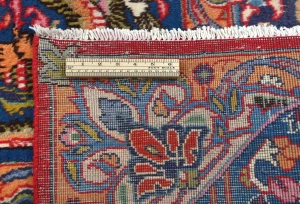 Vintage Red Pictorial Traditional 10X13 Kashmar Persian Rug