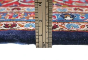 Vintage Purple-navy Floral Traditional 10X13 Kashan Persian Rug