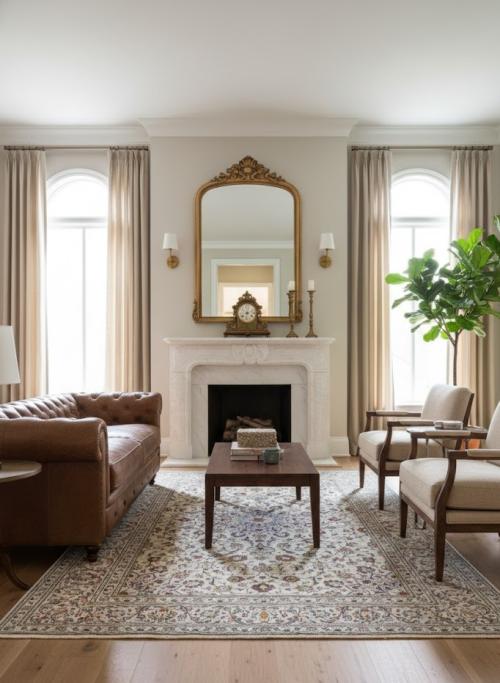 7'11 x 11'5 Hand Knotted Kashan Floral Persian Wool Rug