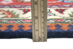 Vintage Purple-navy Floral Traditional 9'8X12'4 Tabriz Persian Rug