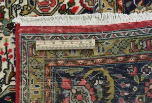 Vintage Red Floral Traditional 7X10 Tabriz Persian Rug