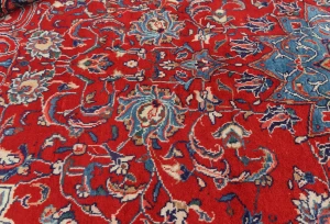 Vintage Red Floral Traditional 7X10 Mahal Persian Rug