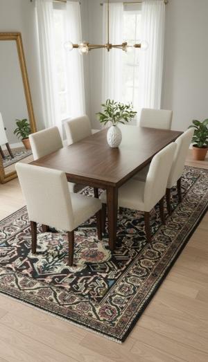Vintage Dark Brown Floral 5'5X10'2 Bakhtiari Persian Runner Rug