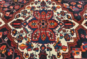 Semi Antique Purple Floral 6X11 Bakhtiari Persian Oriental Rug