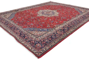 Vintage Red Floral Classic 10X12 Shahrbaft Persian Rug