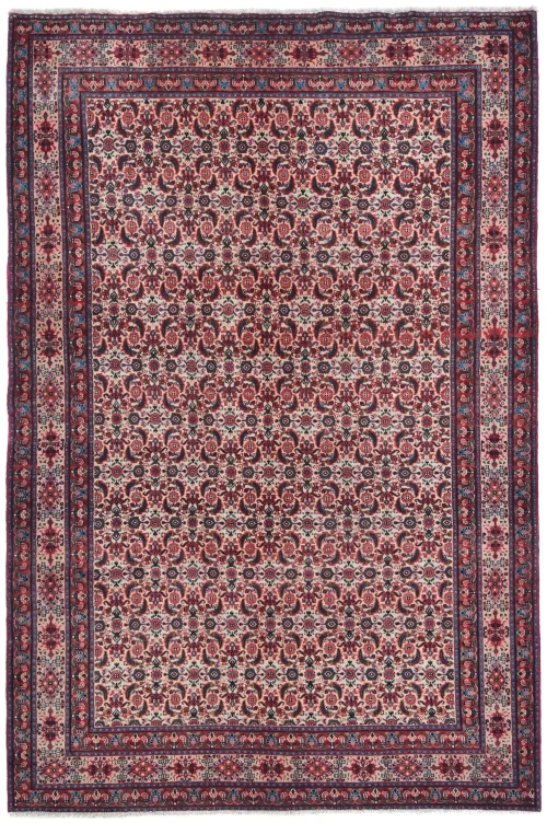 Vintage Cream Allover Traditional 6X10 Mood Persian Rug