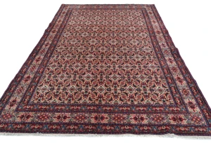 Vintage Cream Allover Traditional 6X10 Mood Persian Rug