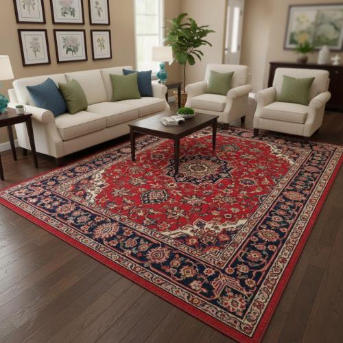 8'0 x 11'4 Hand Knotted Tabriz Floral Persian Wool Rug