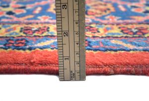 Vintage Orange-red Tribal Geometric 8X11 Viss Persian Rug