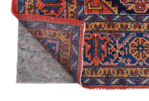 Vintage Orange-red Tribal Geometric 8X11 Viss Persian Rug