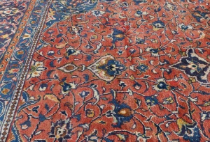 Vintage Red Floral Traditional 10X13 Mahal Persian Rug