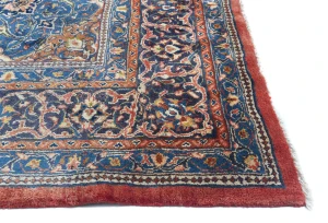 Vintage Red Floral Traditional 10X13 Mahal Persian Rug