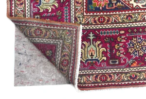 Vintage Rusty Beige Floral Traditional 10X13 Tabriz Persian Rug