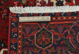 Vintage Red Floral 7X10 Heriz Persian Rug