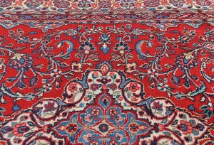 Vintage Red Floral Traditional 7X10 Hamedan Persian Rug