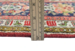 Vintage Red Floral Traditional 6X9 Tabriz Persian Rug