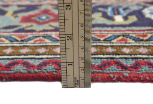 Vintage Orange Traditional Geometric 6'5X9'5 Ardabil Persian Rug